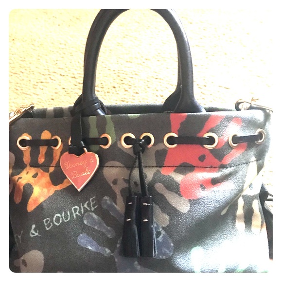 Dooney & Bourke Bags Dooney And Bourke Signature Handprint Satchel